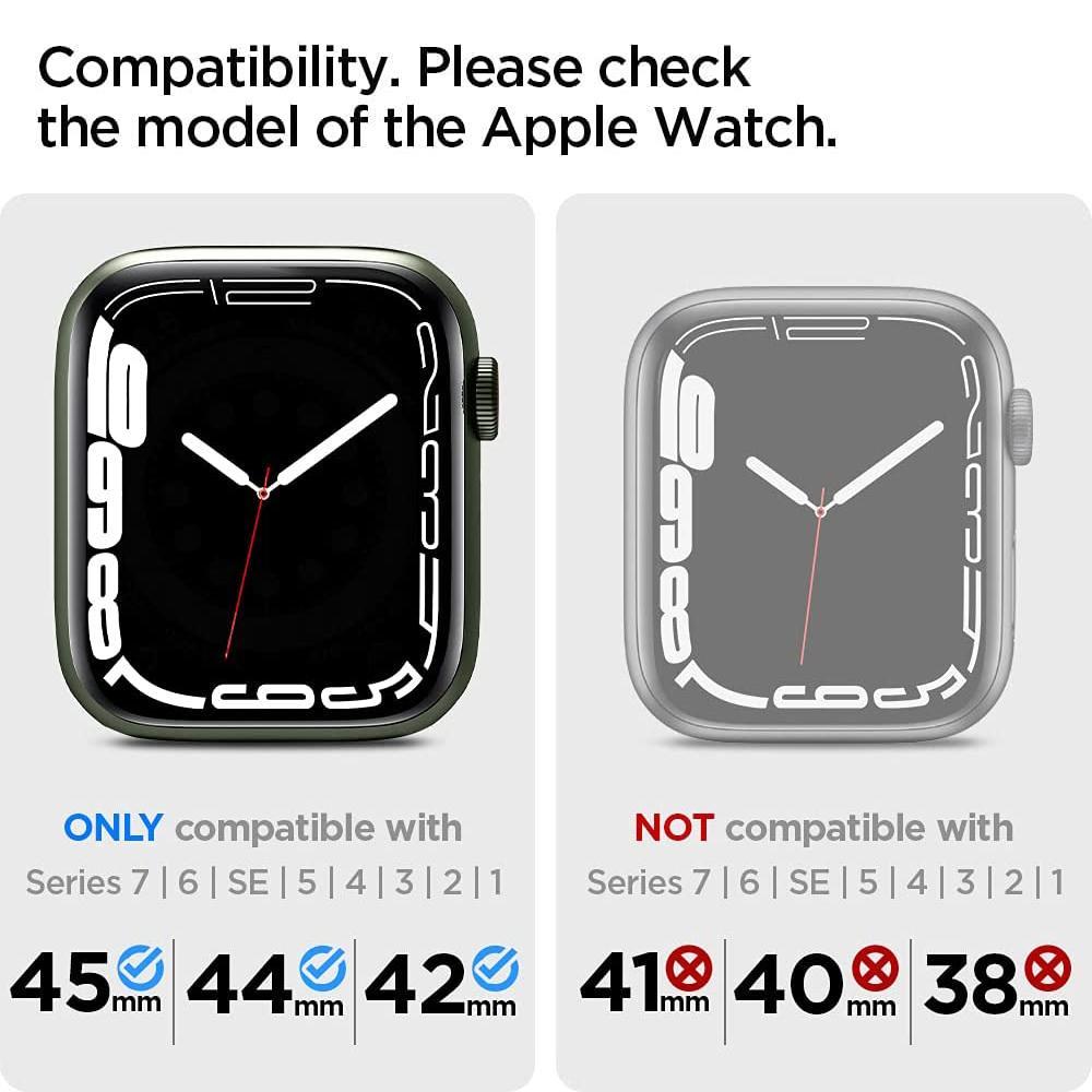 Spigen® Lite Fit AMP02286 Apple Watch Series 45mm / 44mm / 42mm Band – Black