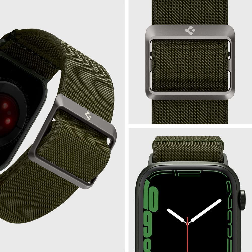 Spigen® Lite Fit AMP02288 Apple Watch Series 45mm / 44mm / 42mm Band - Khaki