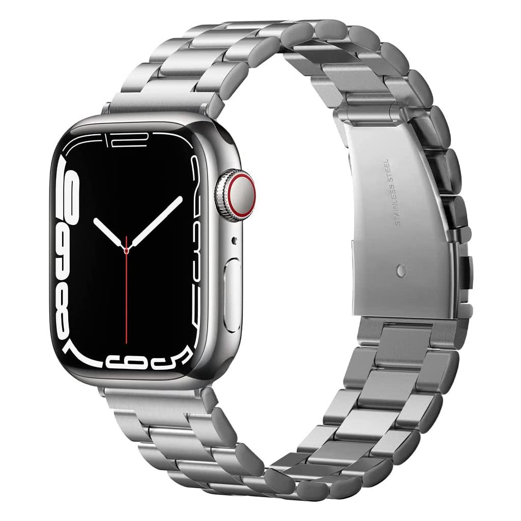 Spigen® Modern Fit™ 062MP25404 Apple Watch 45mm / 44mm / 42mm Stainless Steel Band - Silver