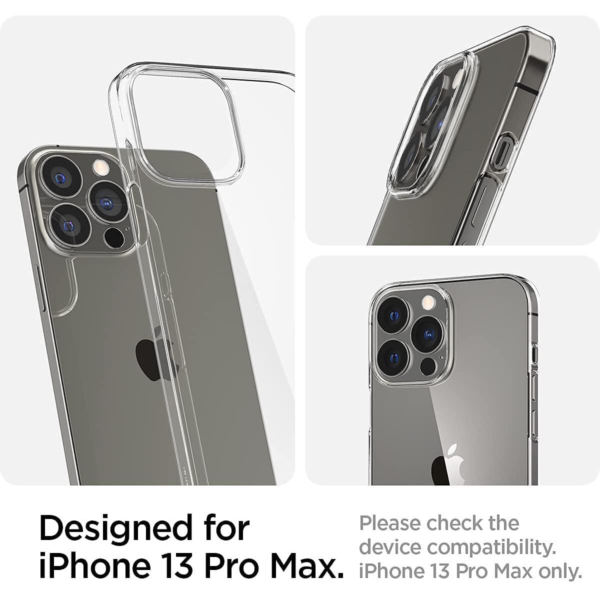 Spigen® Airskin™ ACS03196 iPhone 13 Pro Max Case - Crystal Clear