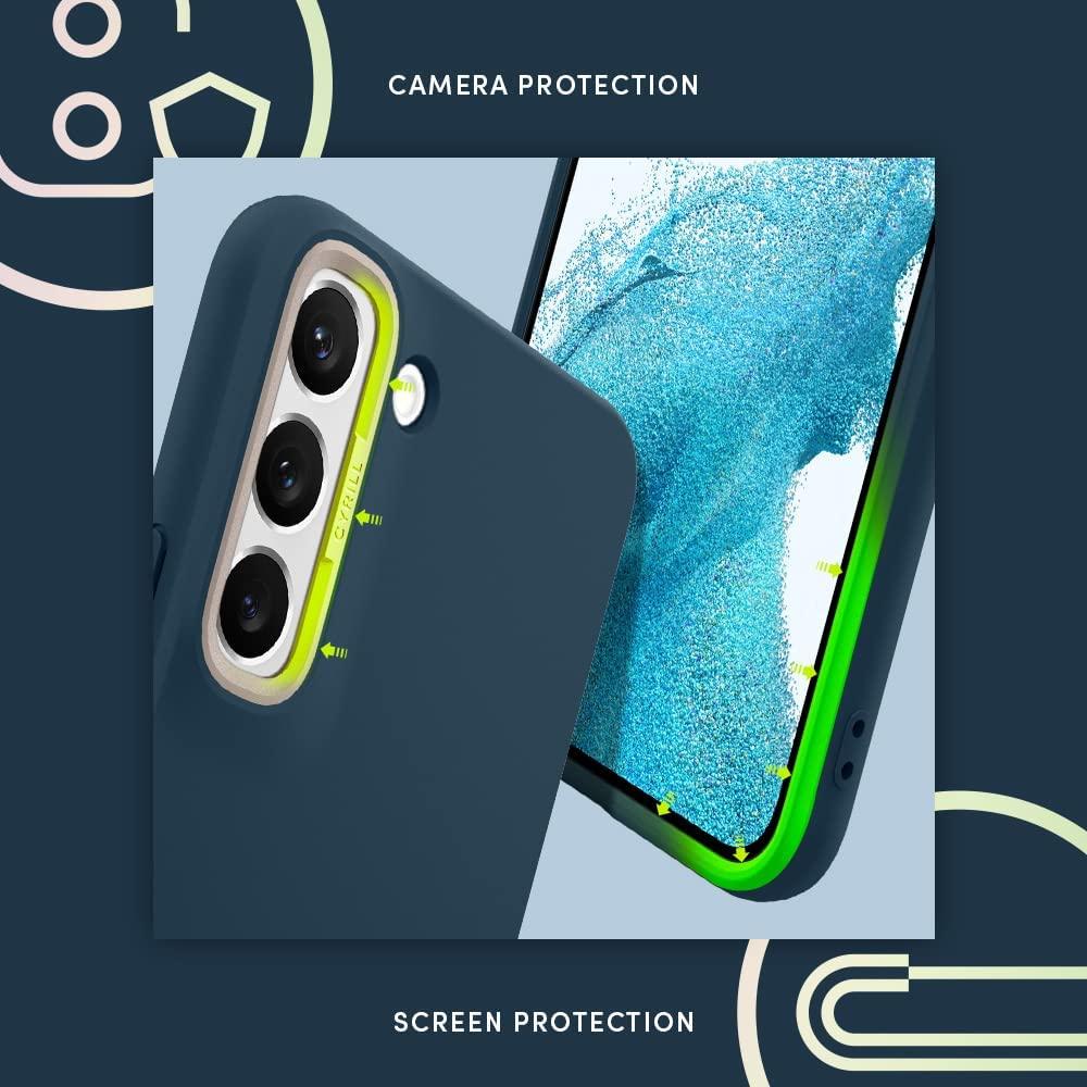 Spigen® Color Brick by Cyrill Collection ACS03967 Samsung Galaxy S22+ Plus Case – Sea