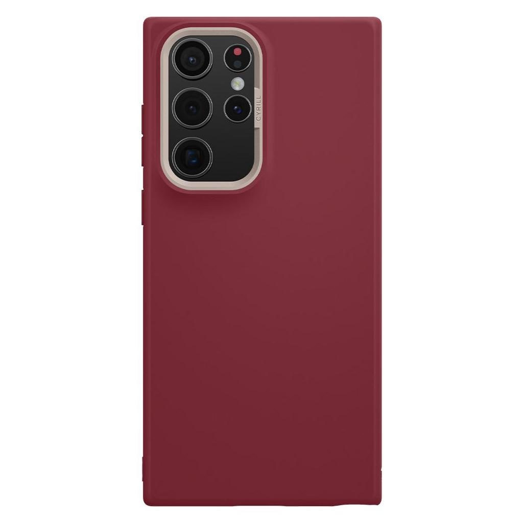 Spigen® Color Brick by Cyrill Collection ACS03933 Samsung Galaxy S22 Ultra Case - Sangria