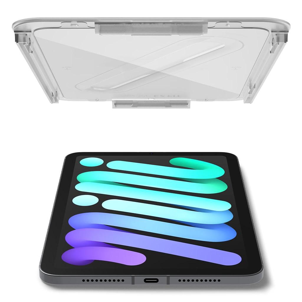 Spigen® GLAS.tR™ EZ FIT™ HD AGL03824 iPad Mini 6 Premium Tempered Glass Screen Protector
