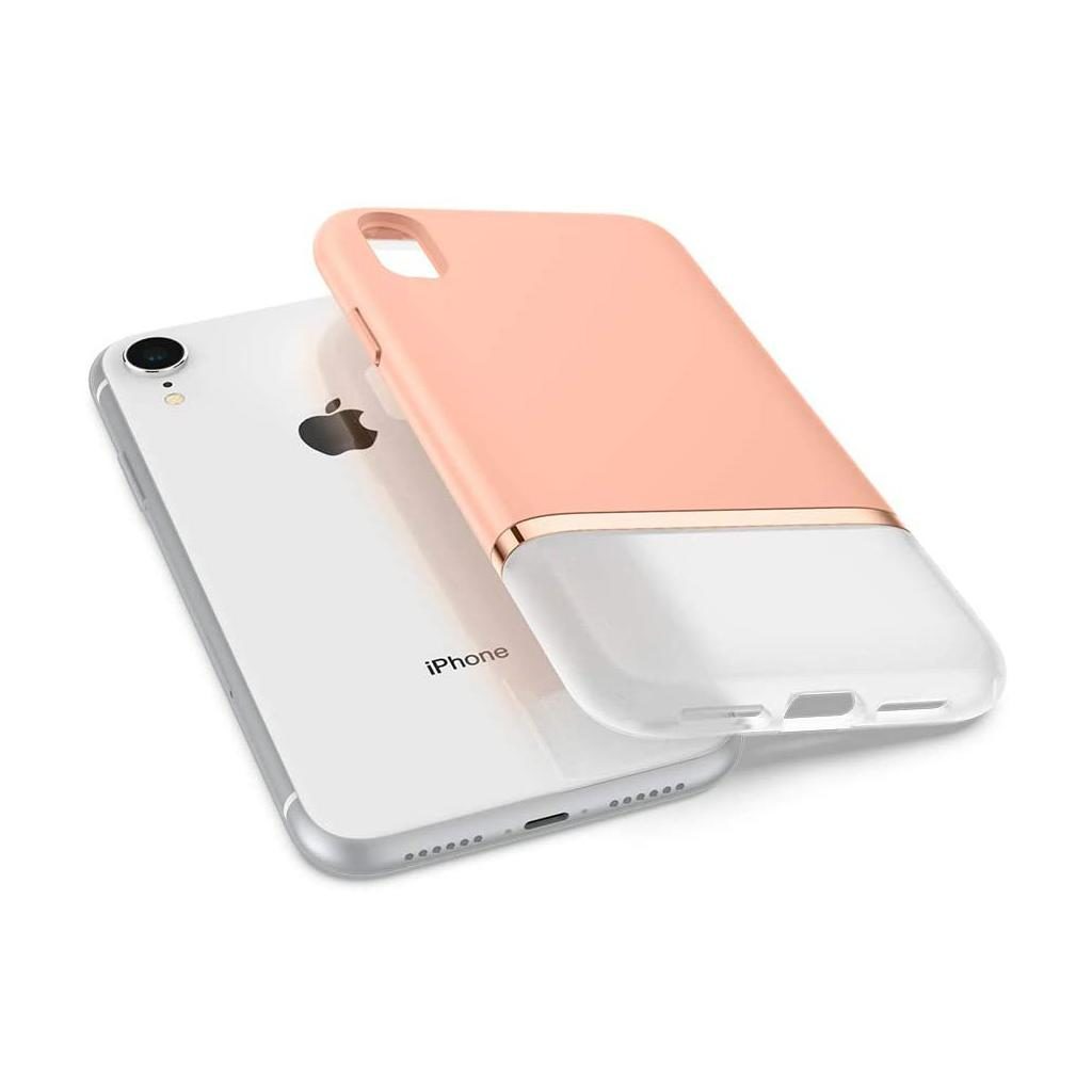 Spigen® La Manon Jupe 064CS25373 iPhone XR Case - Milk Peach