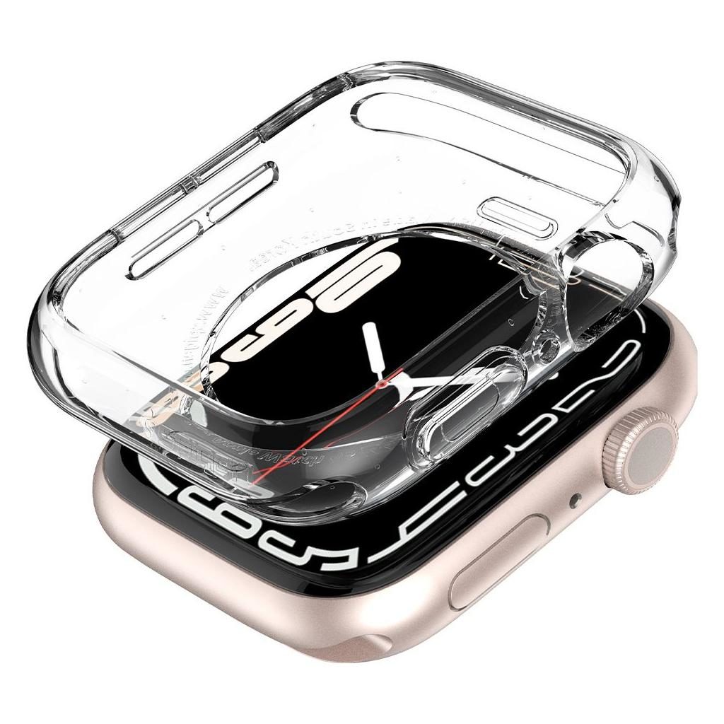Spigen® Liquid Crystal™ ACS04195 Apple Watch 8 / 7 / 6 / SE / 5 / 4 (41mm / 40mm) Case - Crystal Clear
