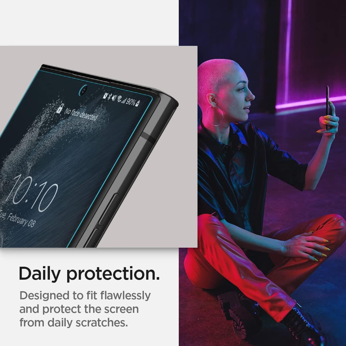 Spigen® NeoFlex™ AFL04137 Samsung Galaxy S22 Ultra Premium Screen Protector