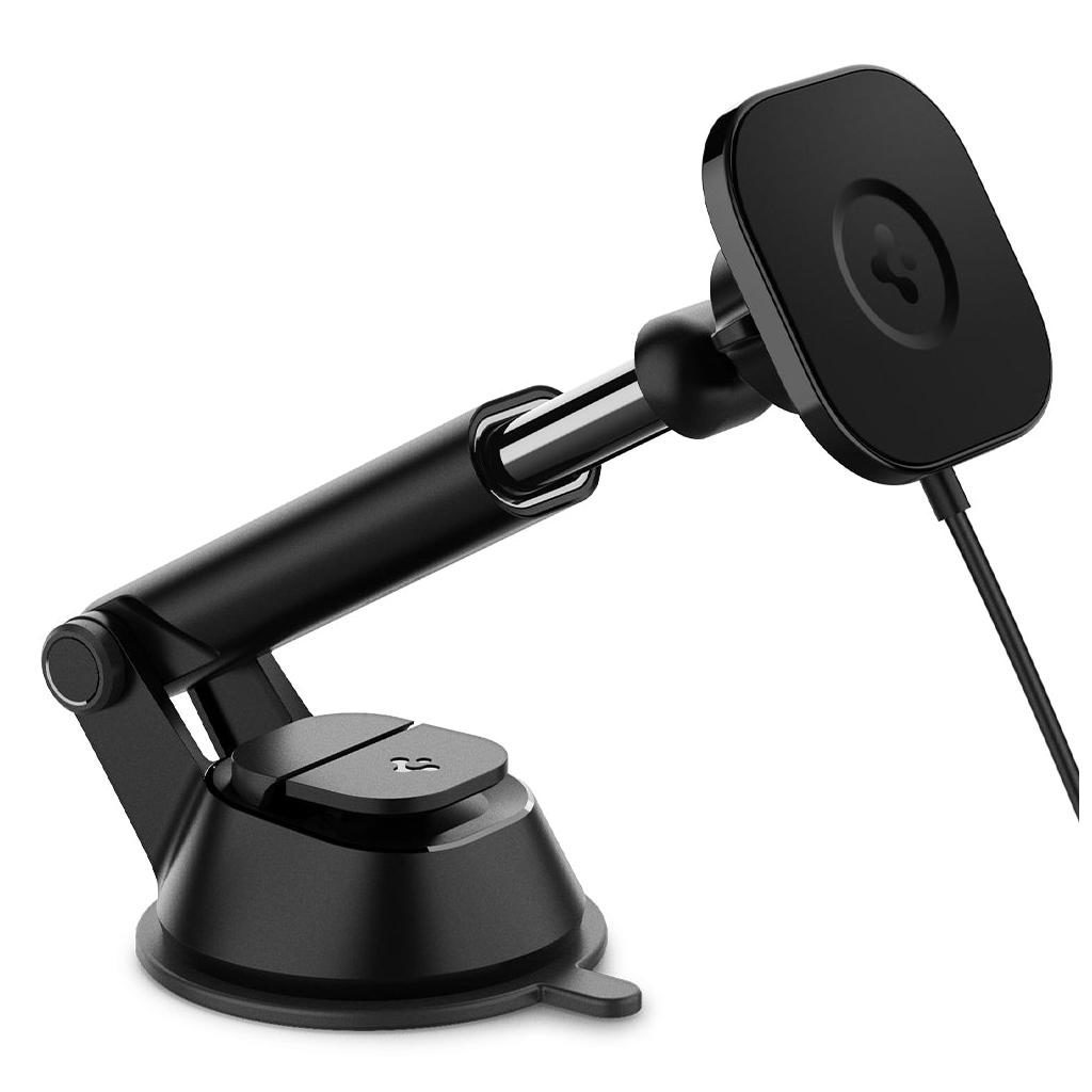 Spigen® OneTap™ Pro ITS35W ACP02616 Dashboard Wireless Magnetic Car Charger – Black