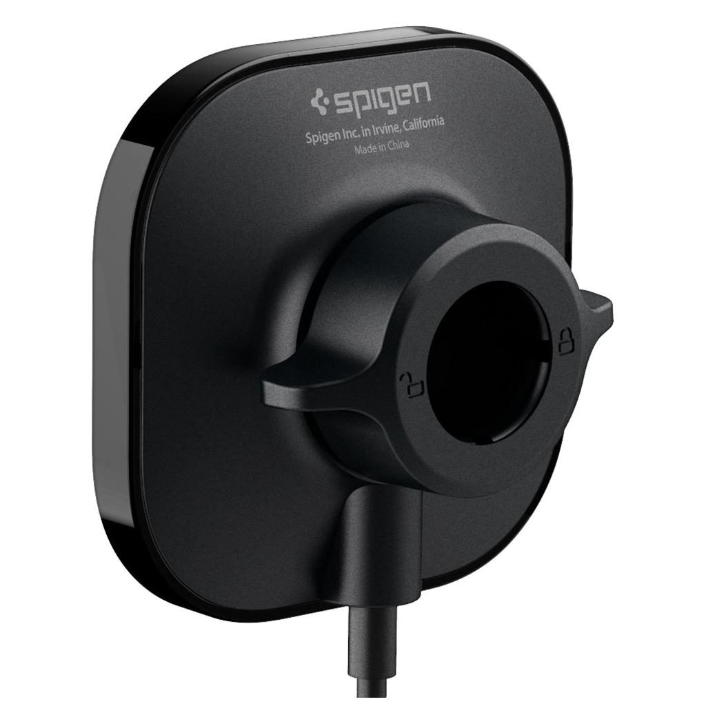 Spigen® OneTap™ Pro MagSafe ITS12W ACP02615 Air Vent Wireless Magnetic Car Charger - Black