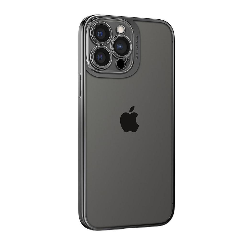 Spigen® Optik Crystal ACS03288 iPhone 13 Pro Case - Chrome Gray