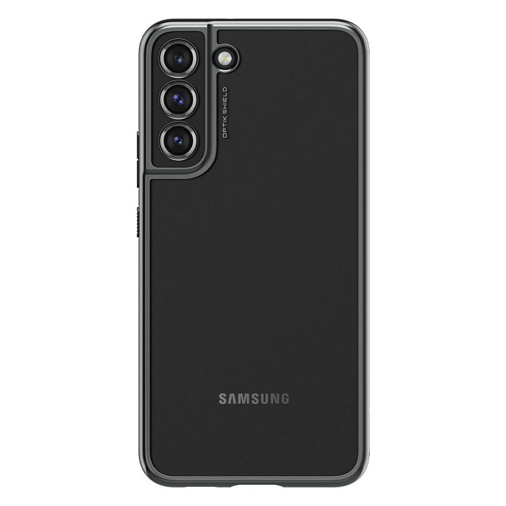 Spigen® Optik Crystal ACS03998 Samsung Galaxy S22 Case - Chrome Grey