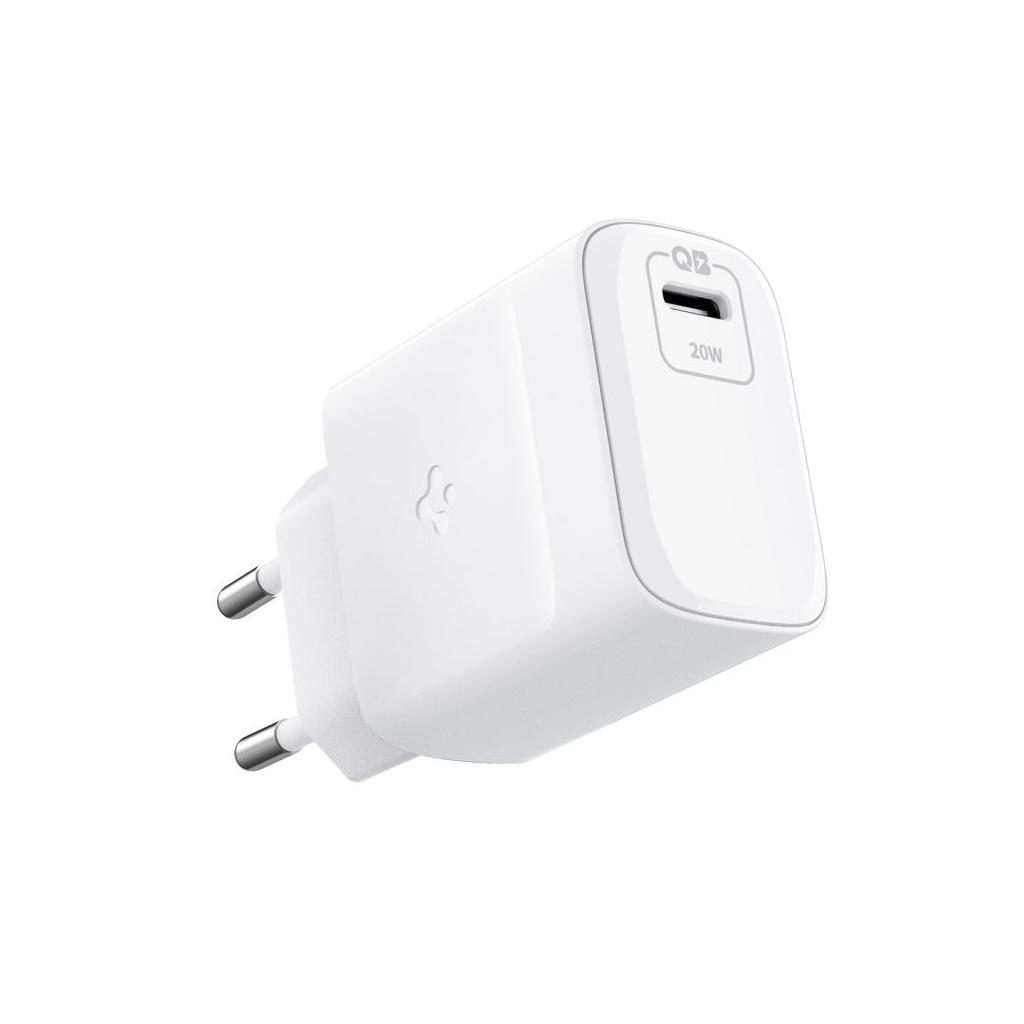 Spigen® PowerArc ArcStation™ PE2011 ACH02205 Network Quantum Boost™ PD 20W Quick Charge™ 3.0 USB-C Wall Fast Charger – White