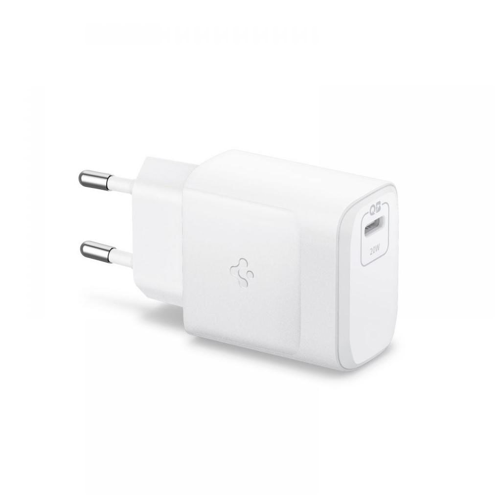 Spigen® PowerArc ArcStation™ PE2011 ACH02205 Network Quantum Boost™ PD 20W Quick Charge™ 3.0 USB-C Wall Fast Charger – White