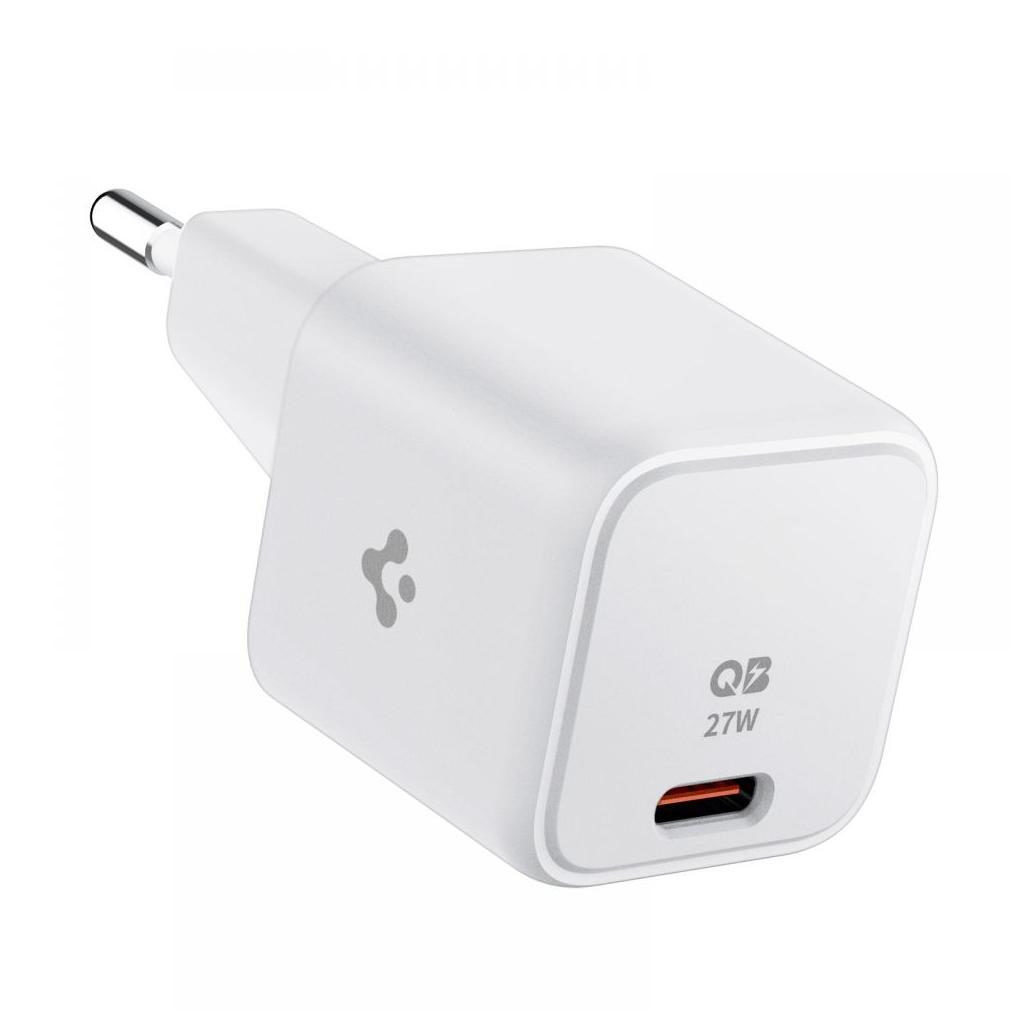 Spigen® PowerArc ArcStation™ PE2103EU Network Quantum Boost™ PD 27W Quick Charge™ 3.0 USB-C Wall Fast Charger – White