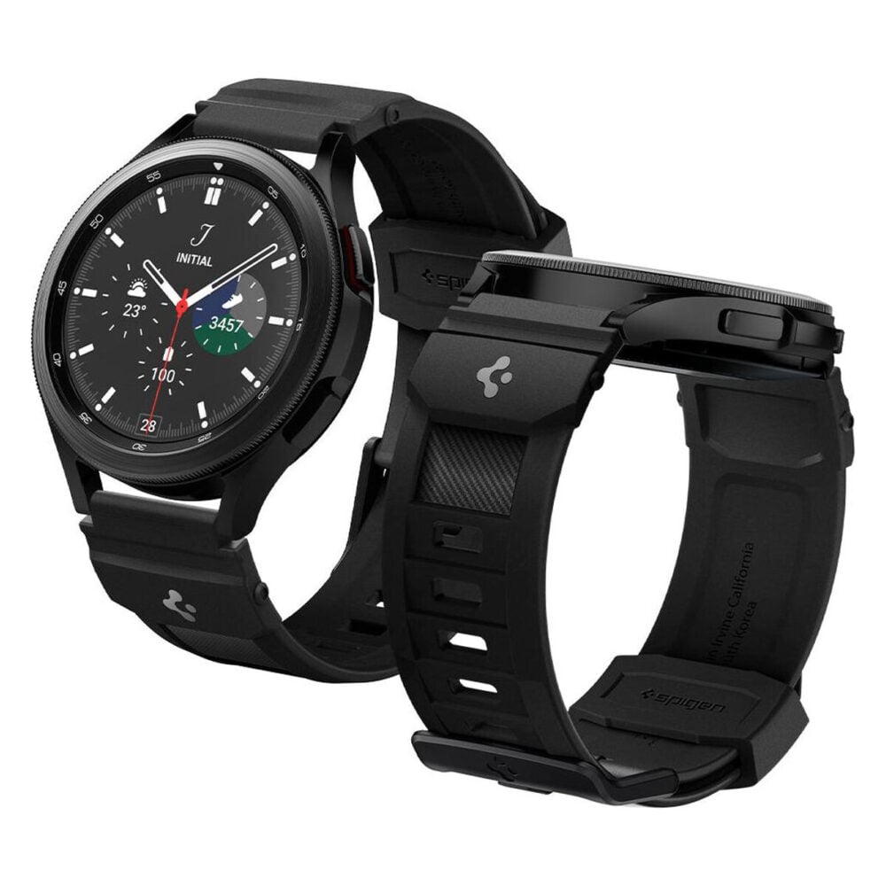 Spigen® Rugged Armor™ AMP04031 Samsung Galaxy Watch (20mm) Band - Black