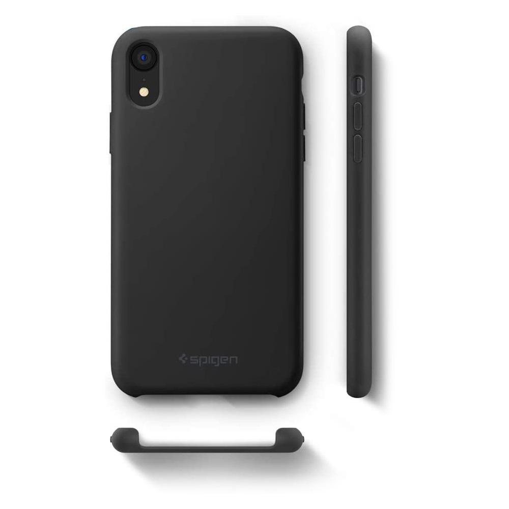 Spigen® Silicone Fit™ 064CS25652 iPhone XR Case - Black