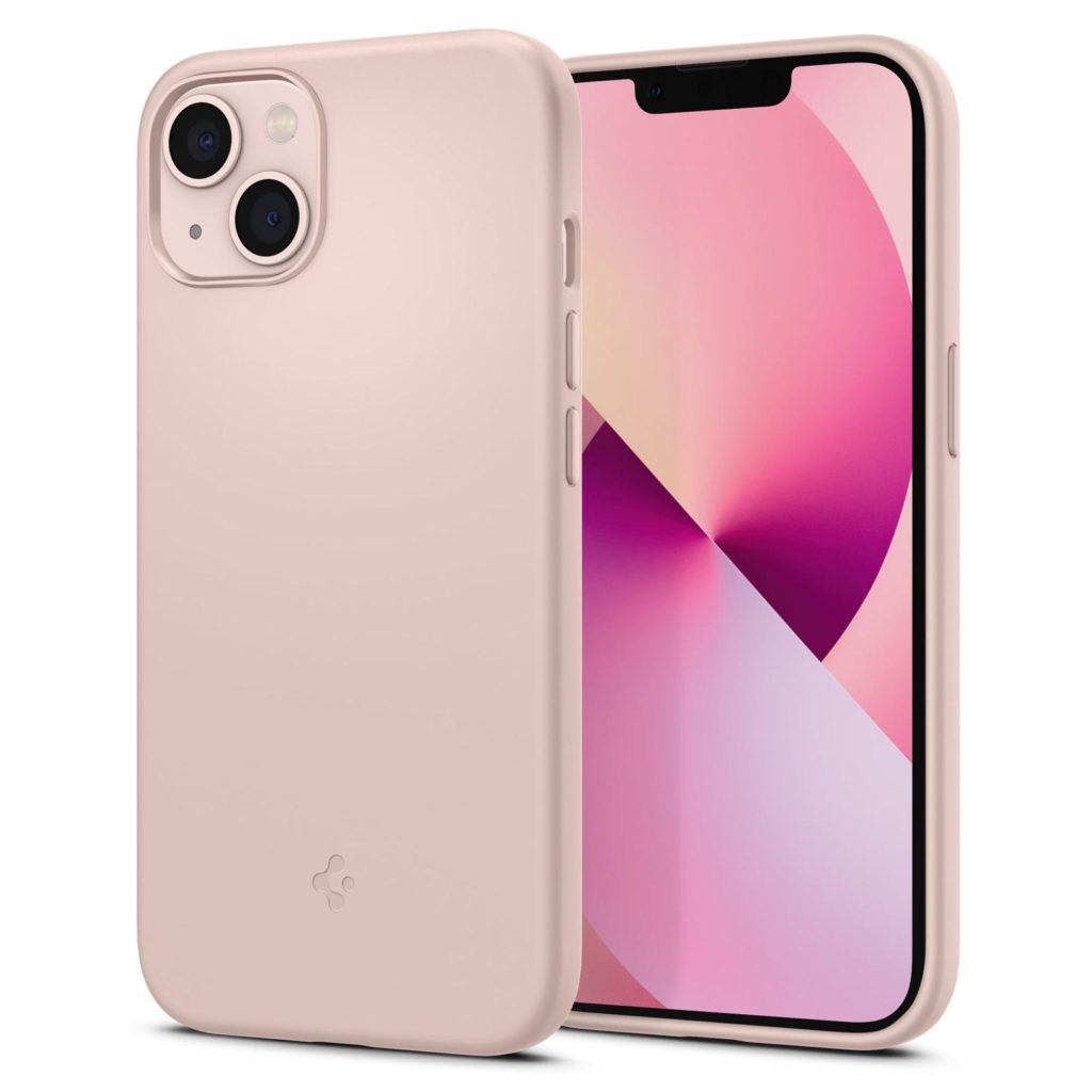 Spigen® Silicone Fit™ ACS03900 iPhone 13 Mini Case - Pink