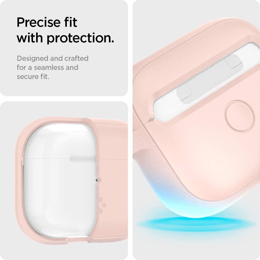 Spigen® Silicone Fit™ ASD02902 Apple AirPods 3 Case - Pink Sand