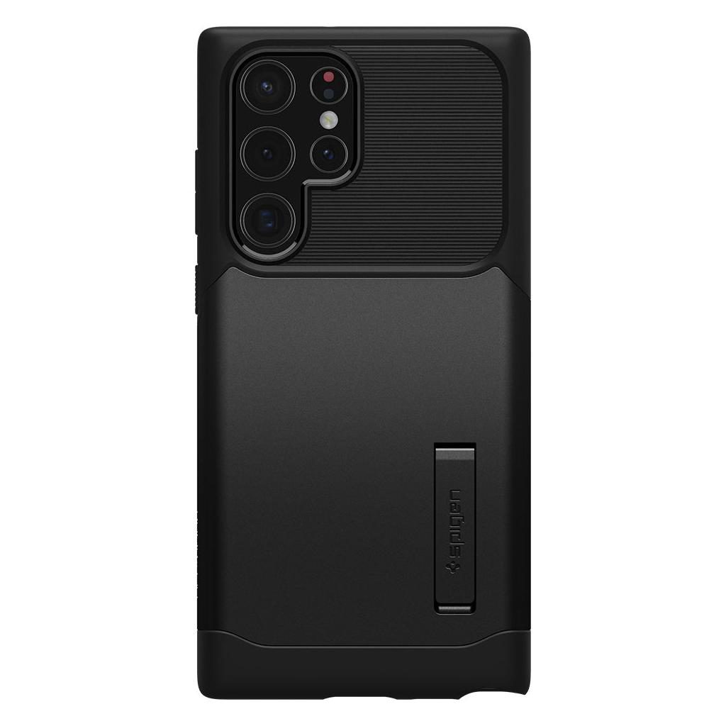 Spigen® Slim Armor™ ACS03943 Samsung Galaxy S22 Ultra Case - Black