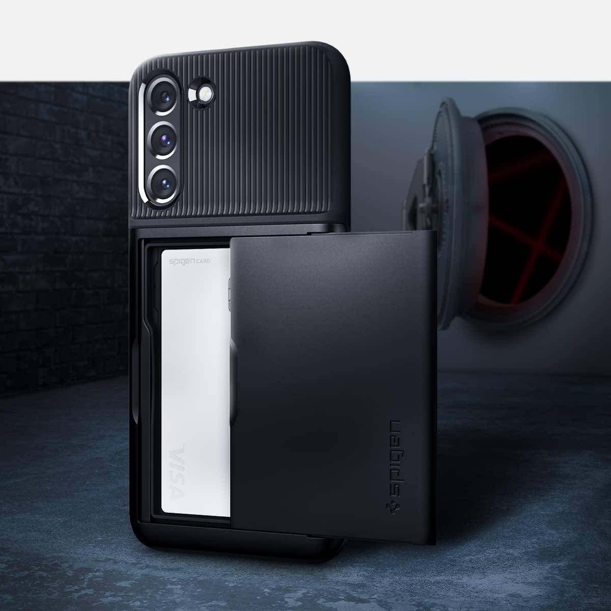 Spigen® Slim Armor™ Cs ACS03961 Samsung Galaxy S22+ Plus Case - Black