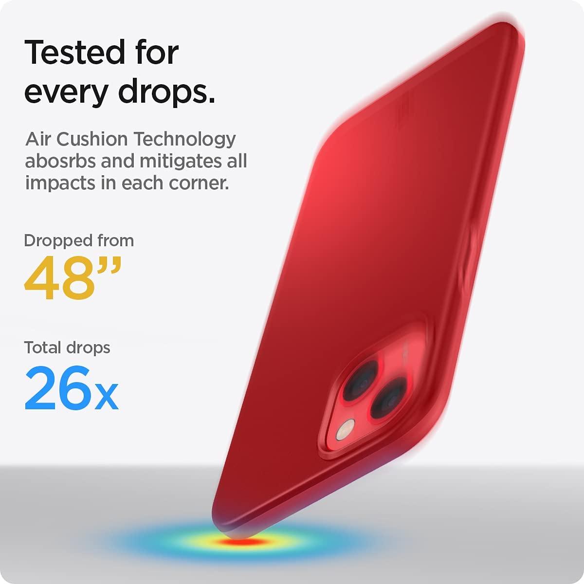 Spigen® Thin Fit™ ACS03511 iPhone 13 Case - Red