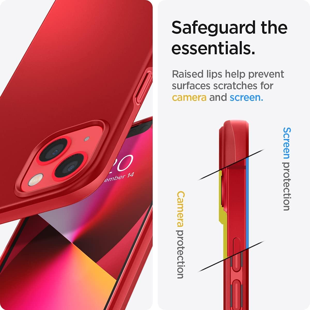 Spigen® Thin Fit™ ACS03511 iPhone 13 Case - Red