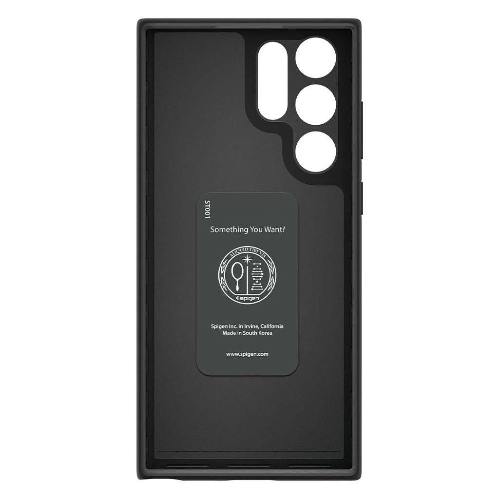 Spigen® Thin Fit™ ACS03911 Samsung Galaxy S22 Ultra Case - Black