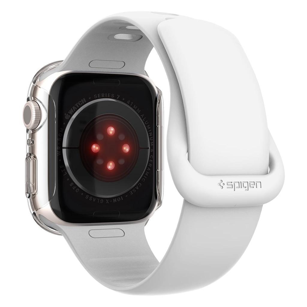 Spigen® Thin Fit™ ACS04187 Apple Watch Series 8 / 7 (41mm) Case - Crystal Clear