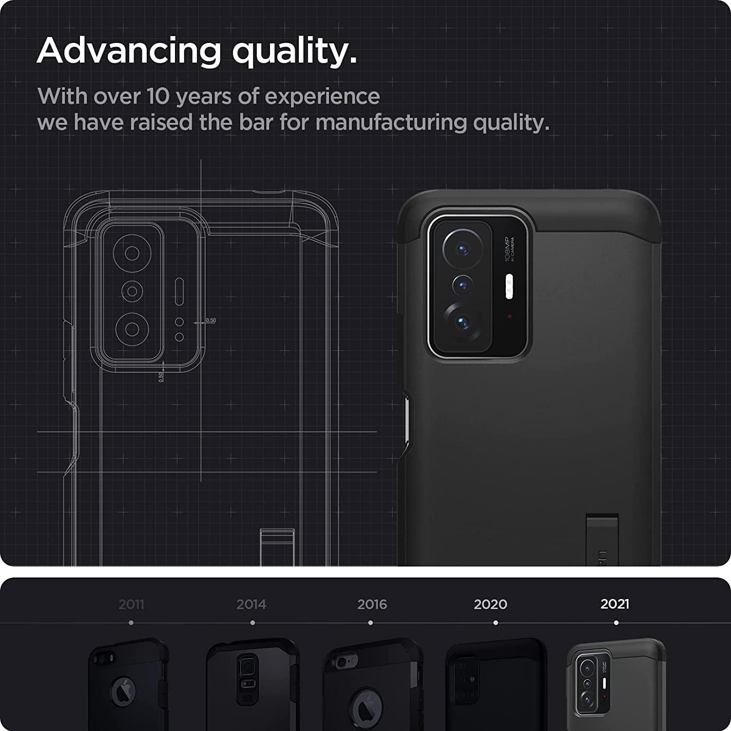 Spigen® Tough Armor™ ACS03863 Xiaomi 11T / 11T Pro Case - Black