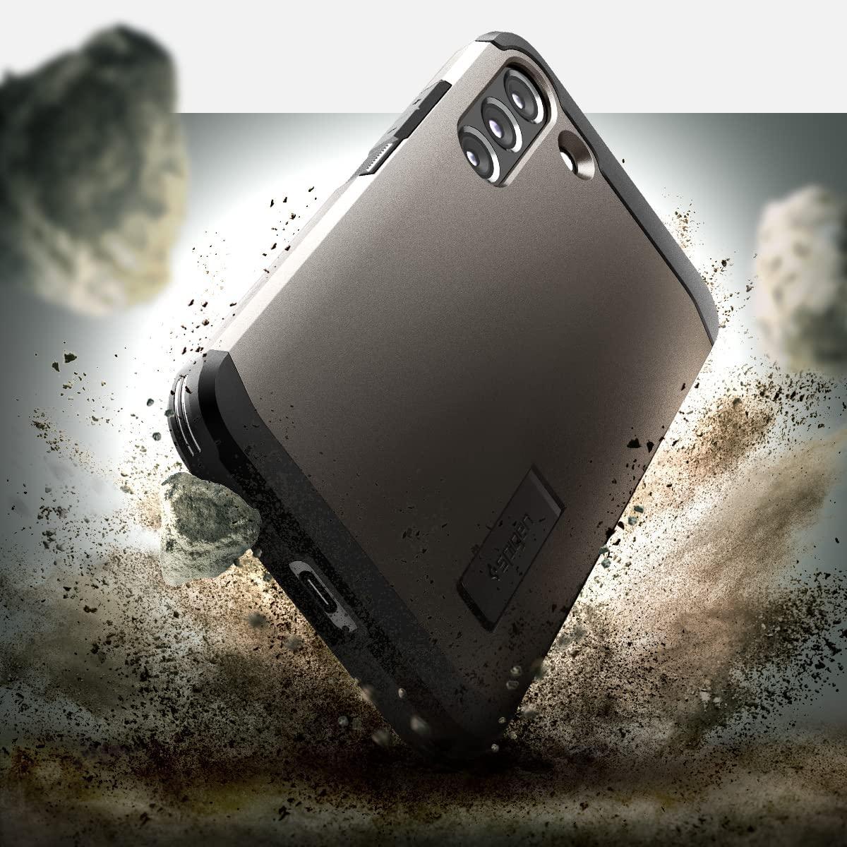 Spigen® Tough Armor™ ACS03959 Samsung Galaxy S22+ Plus Case - Gunmetal