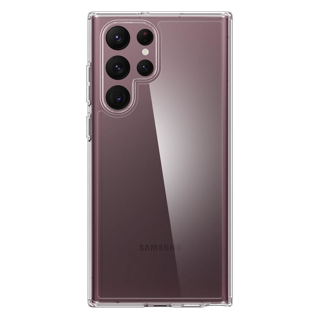Spigen® Ultra Hybrid™ ACS03918 Samsung Galaxy S22 Ultra Case - Crystal Clear