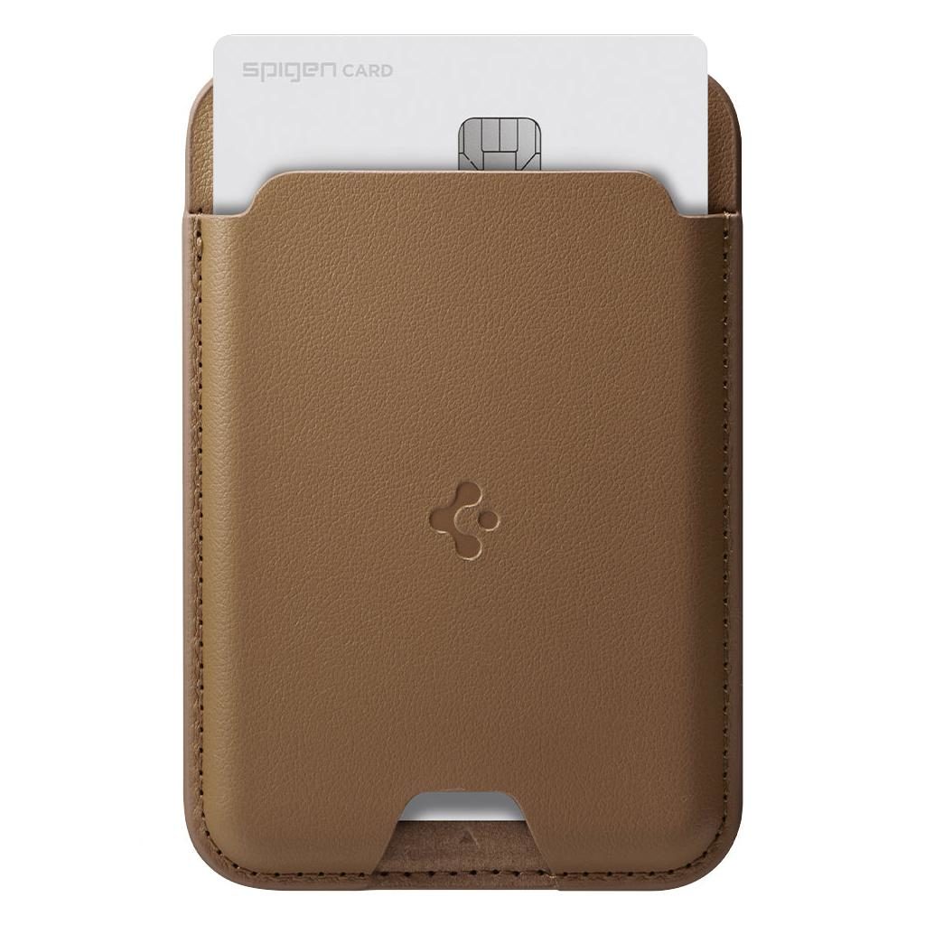 Spigen® Valentinus AFA03854 MagSafe Card Holder - Brown