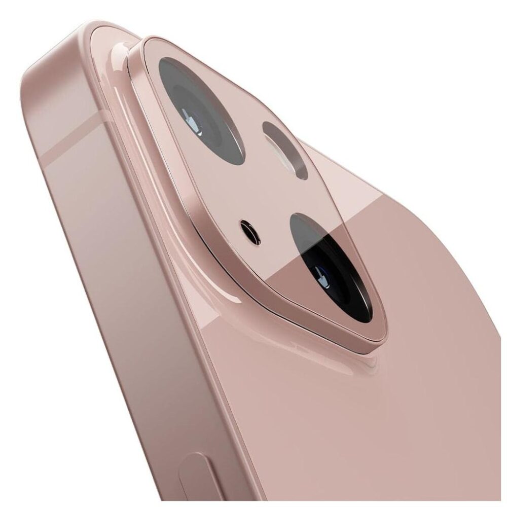 Spigen® (x2.Pack) GLAS.tR™ OPTIK Camera Lens AGL04036 iPhone 13 / iPhone 13 Mini Premium Tempered Glass - Pink