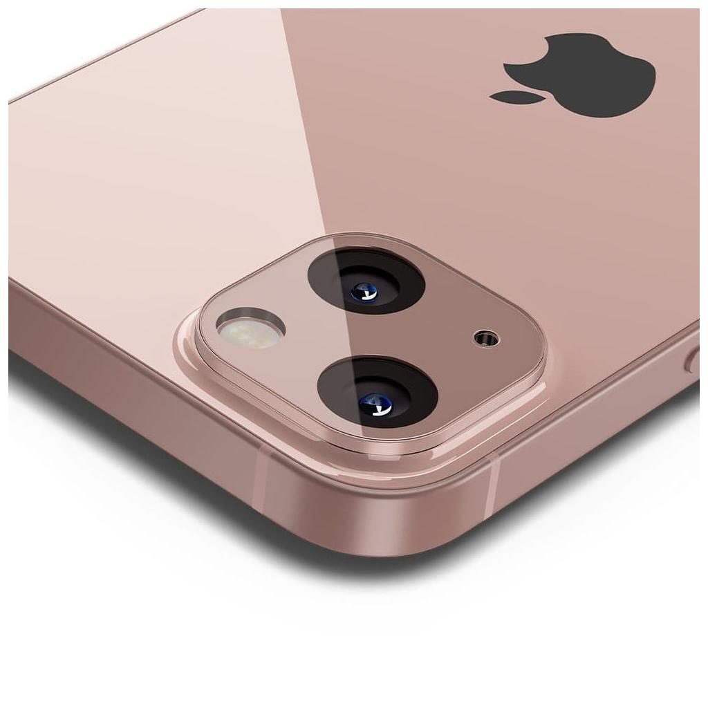Spigen® (x2.Pack) GLAS.tR™ OPTIK Camera Lens AGL04036 iPhone 13 / iPhone 13 Mini Premium Tempered Glass - Pink