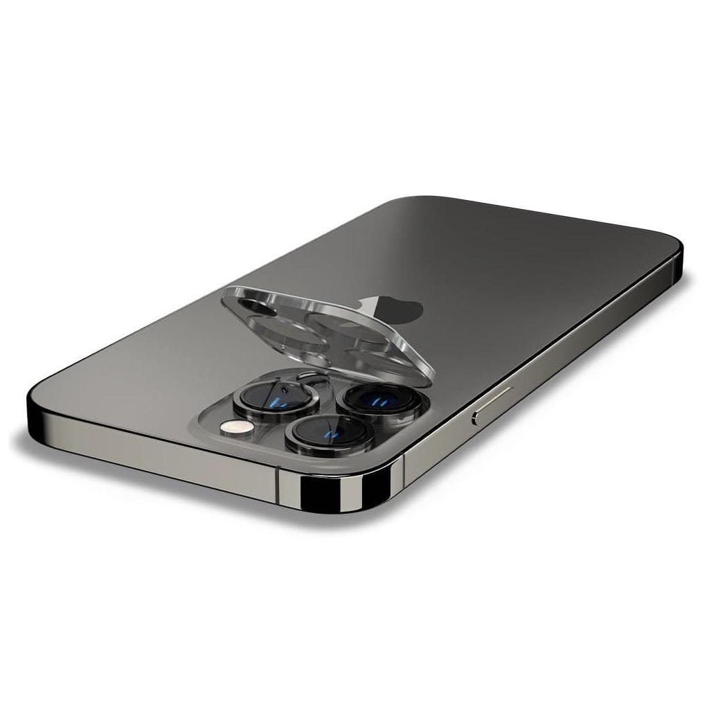 Spigen® (x2.Pack) GLAS.tR™ OPTIK V2 AGL04104 iPhone 13 Pro Max / 13 Pro Premium Tempered Glass Camera Lens Protector - Crystal Clear