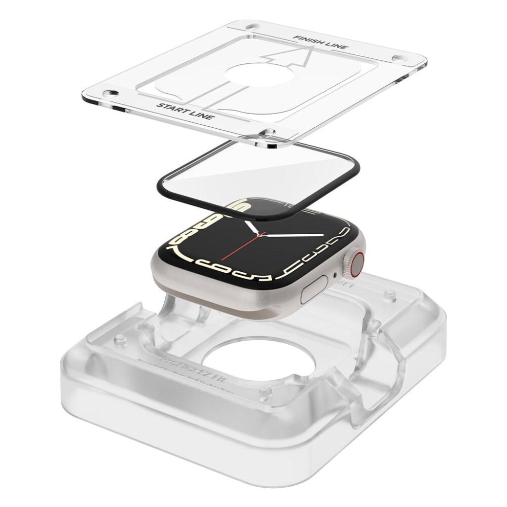 Spigen® (x2.Pack) ProFlex™ EZ Fit AFL04052 Apple Watch Series 8 / 7 (41mm) Premium Screen Protector (*Not compatible with cases)