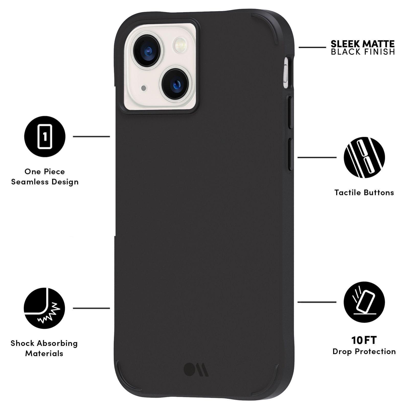 Case•Mate Tough Black CM046832 iPhone 13 Mini Case – Black