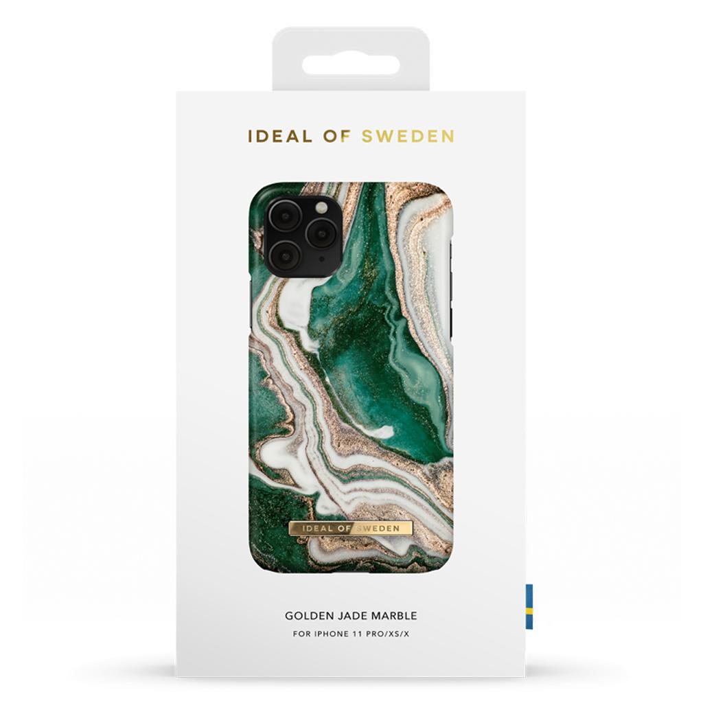 iDeal Of Sweden IDFCAW18-I1958-98 iPhone 11 Pro / XS / X Case – Golden Jade Marble