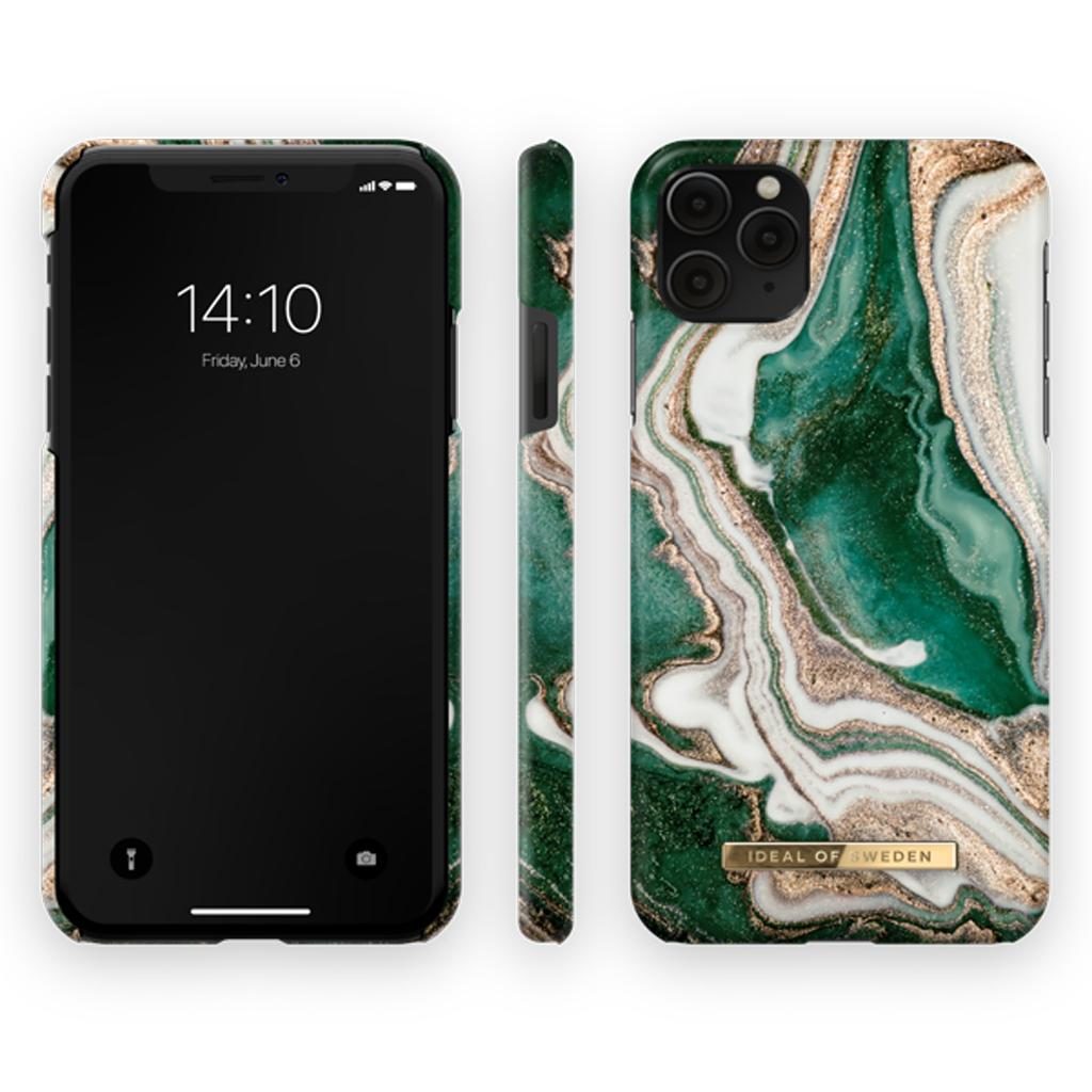iDeal Of Sweden IDFCAW18-I1965-98 iPhone 11 Pro Max / XS Max Case – Golden Jade Marble