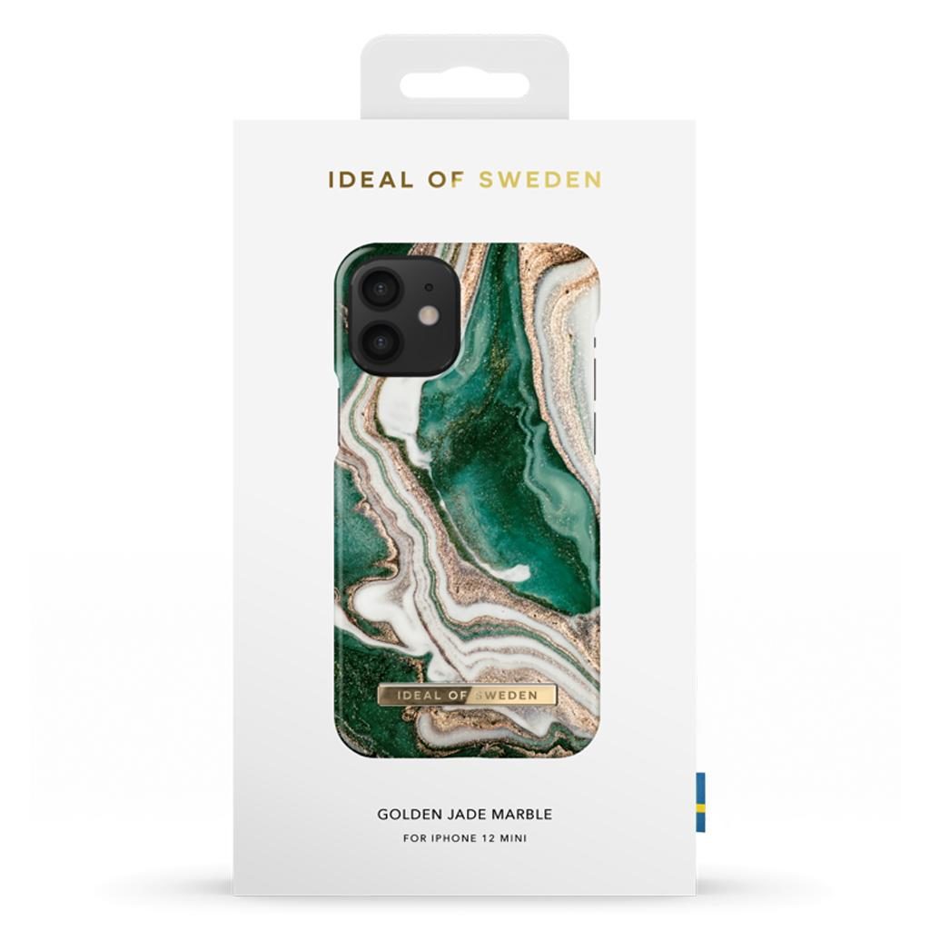iDeal Of Sweden IDFCAW18-I2054-98 iPhone 12 Mini Case – Golden Jade Marble