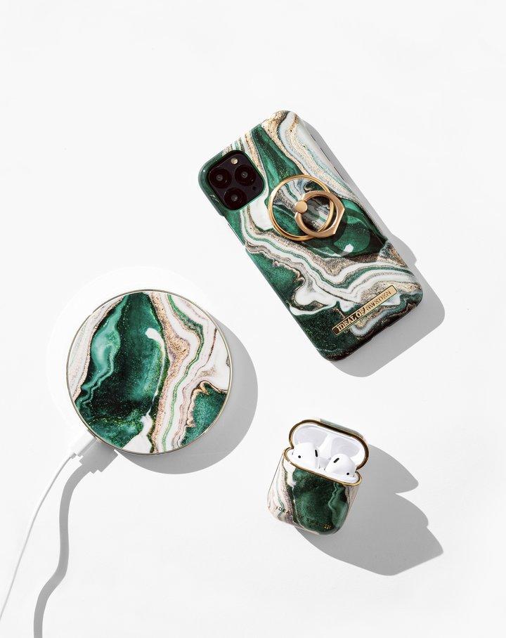 iDeal Of Sweden IDFCAW18-I2054-98 iPhone 12 Mini Case – Golden Jade Marble