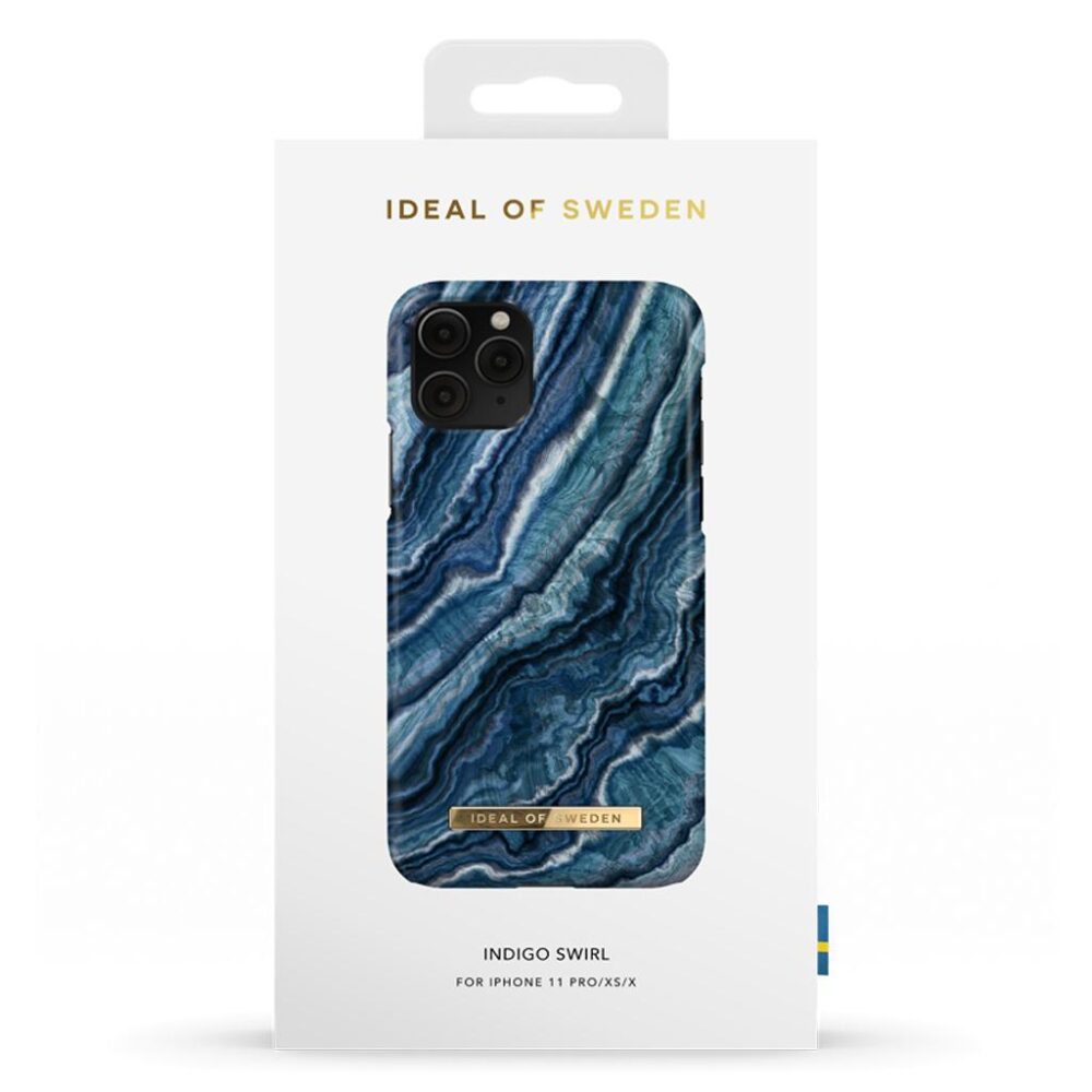 iDeal Of Sweden IDFCSS19-I1958-119 iPhone 11 Pro / XS / X Case - Indigo Swirl