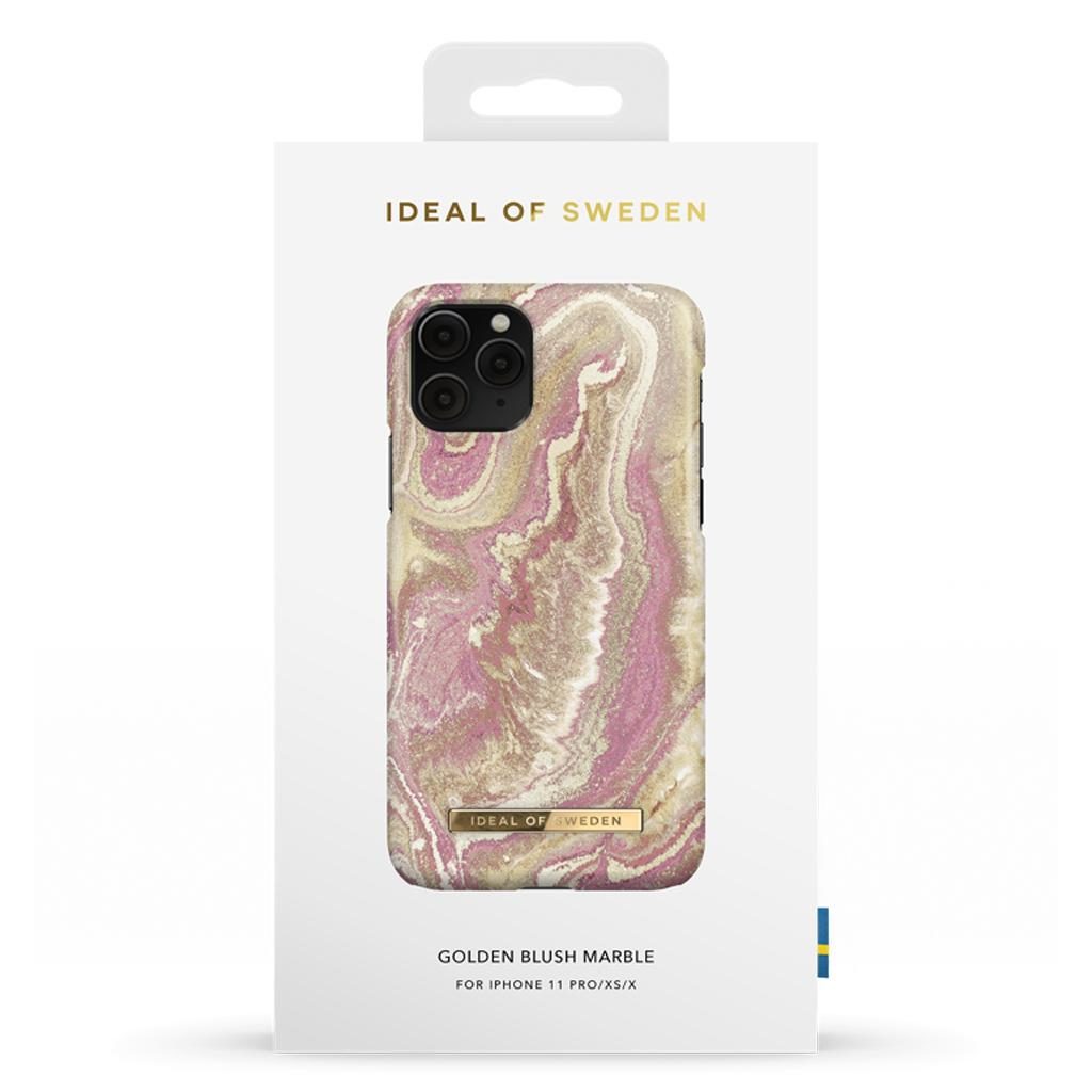 iDeal Of Sweden IDFCSS19-I1958-120 iPhone 11 Pro / XS / X Case – Golden Blush Marble