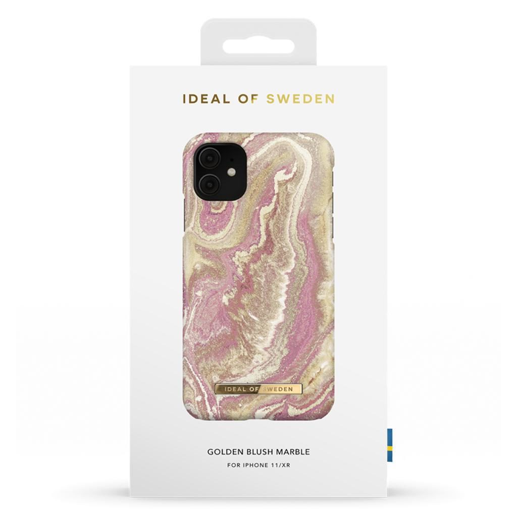 iDeal Of Sweden IDFCSS19-I1961-120 iPhone 11 / XR Case – Golden Blush Marble