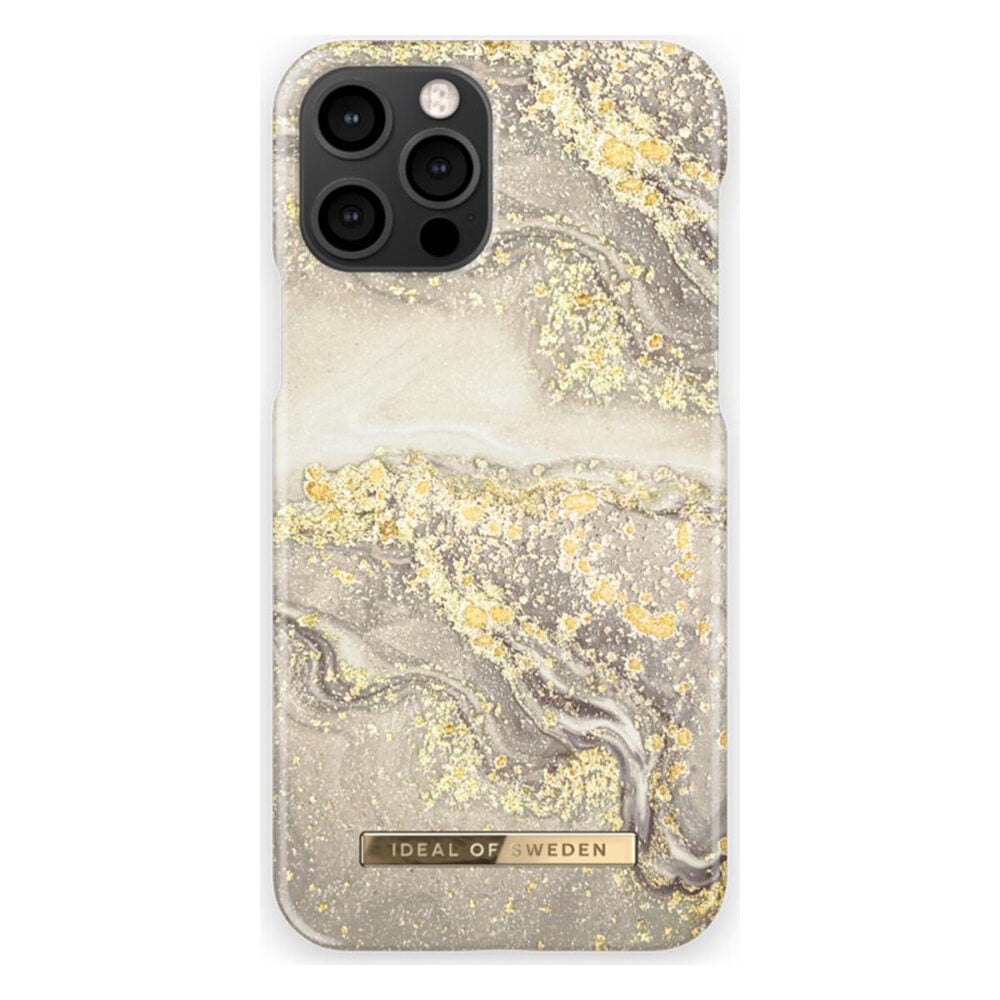 iDeal Of Sweden IDFCSS19-I2061-121 iPhone 12 / 12 Pro Case - Sparkle Greige Marble