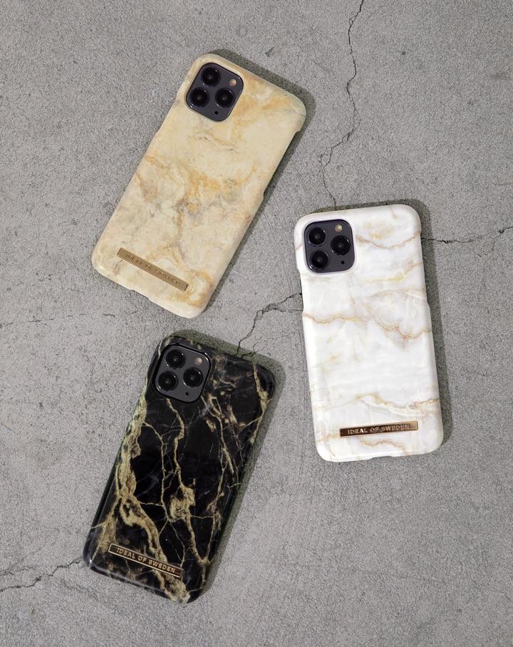 iDeal Of Sweden IDFCSS20-I1958-191 iPhone 11 Pro / XS / X Case – Golden Smoke Marble