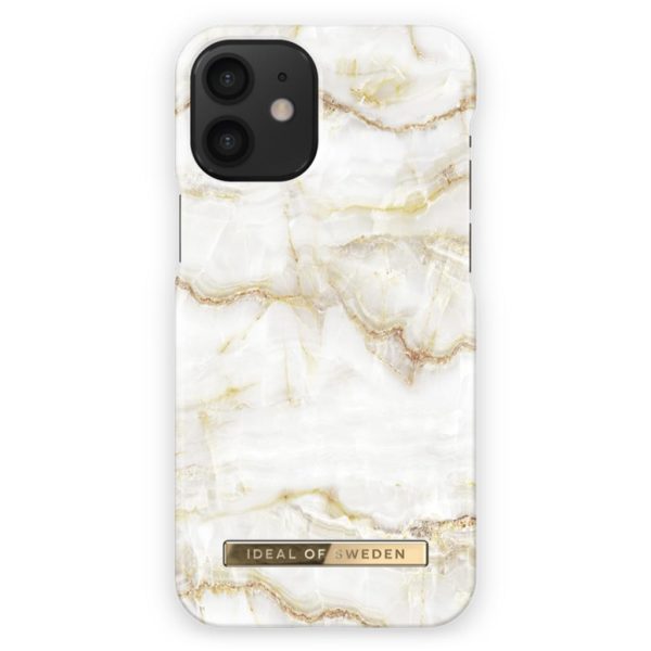 iDeal Of Sweden IDFCSS20-I2054-194 iPhone 12 Mini Case – Golden Pearl Marble