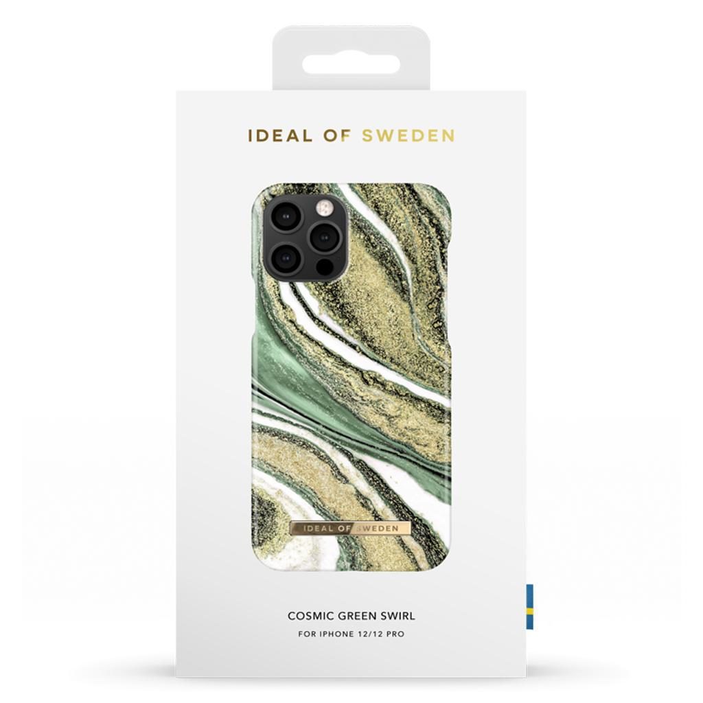 iDeal Of Sweden IDFCSS20-I2061-192 iPhone 12 / 12 Pro Case – Cosmic Green Swirl