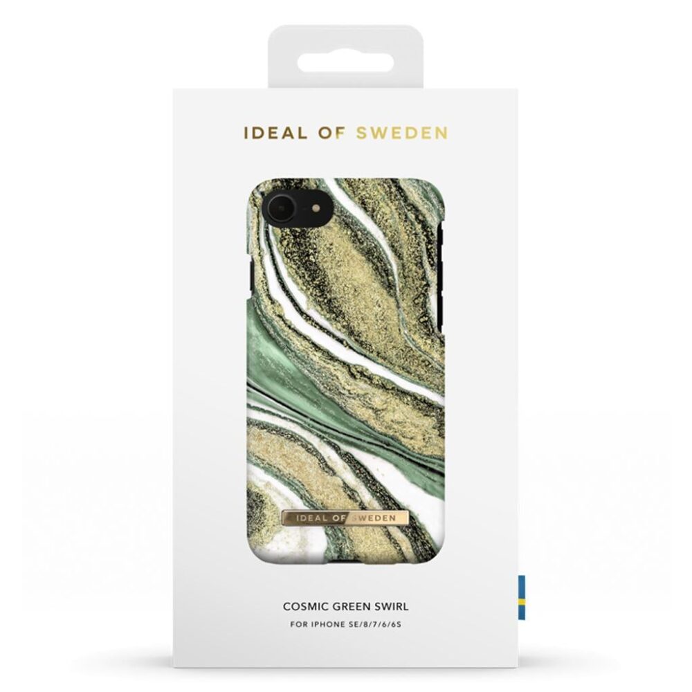 iDeal Of Sweden IDFCSS20-I7-192 iPhone SE (2022 / 2020) / 8 / 7 / 6s / 6 Case - Cosmic Green Swirl