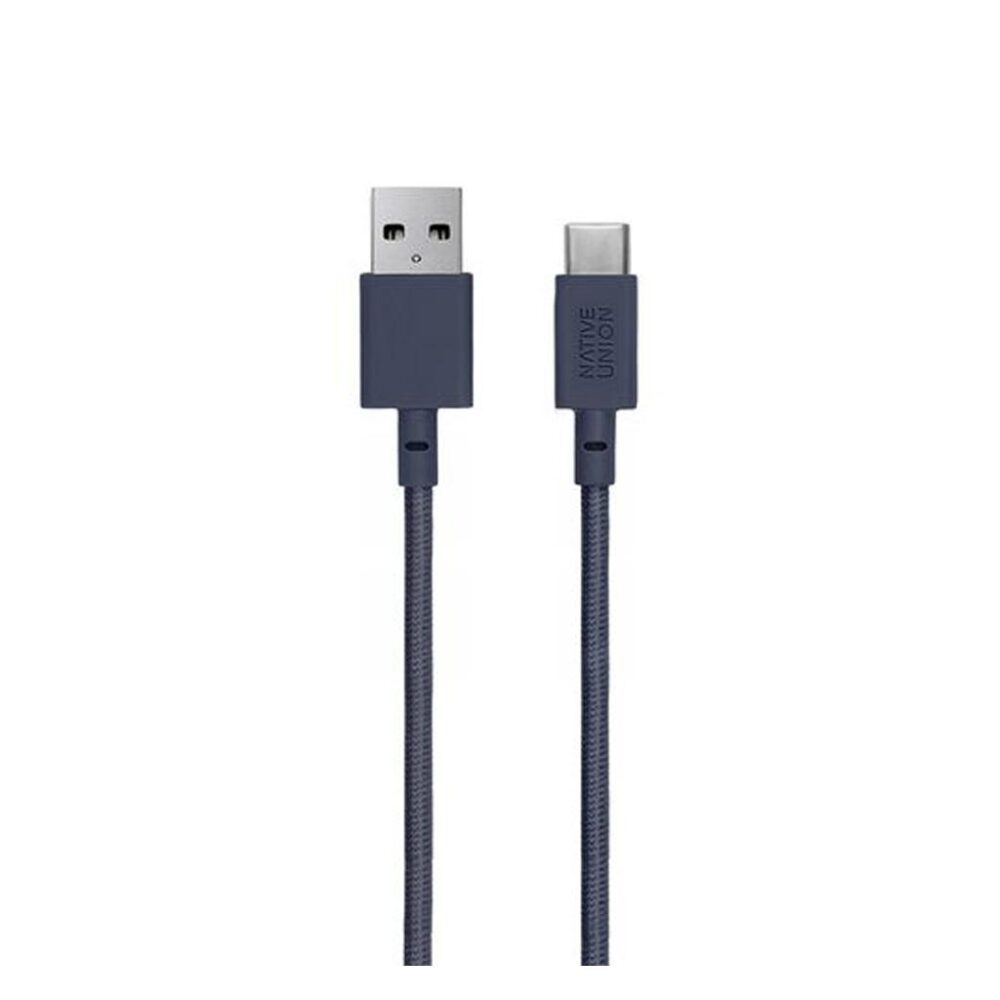 Native Union® Belt Cable BELT-KV-AC-MAR USB-A to USB-C MFi Certified 1.2m Cable - Marine