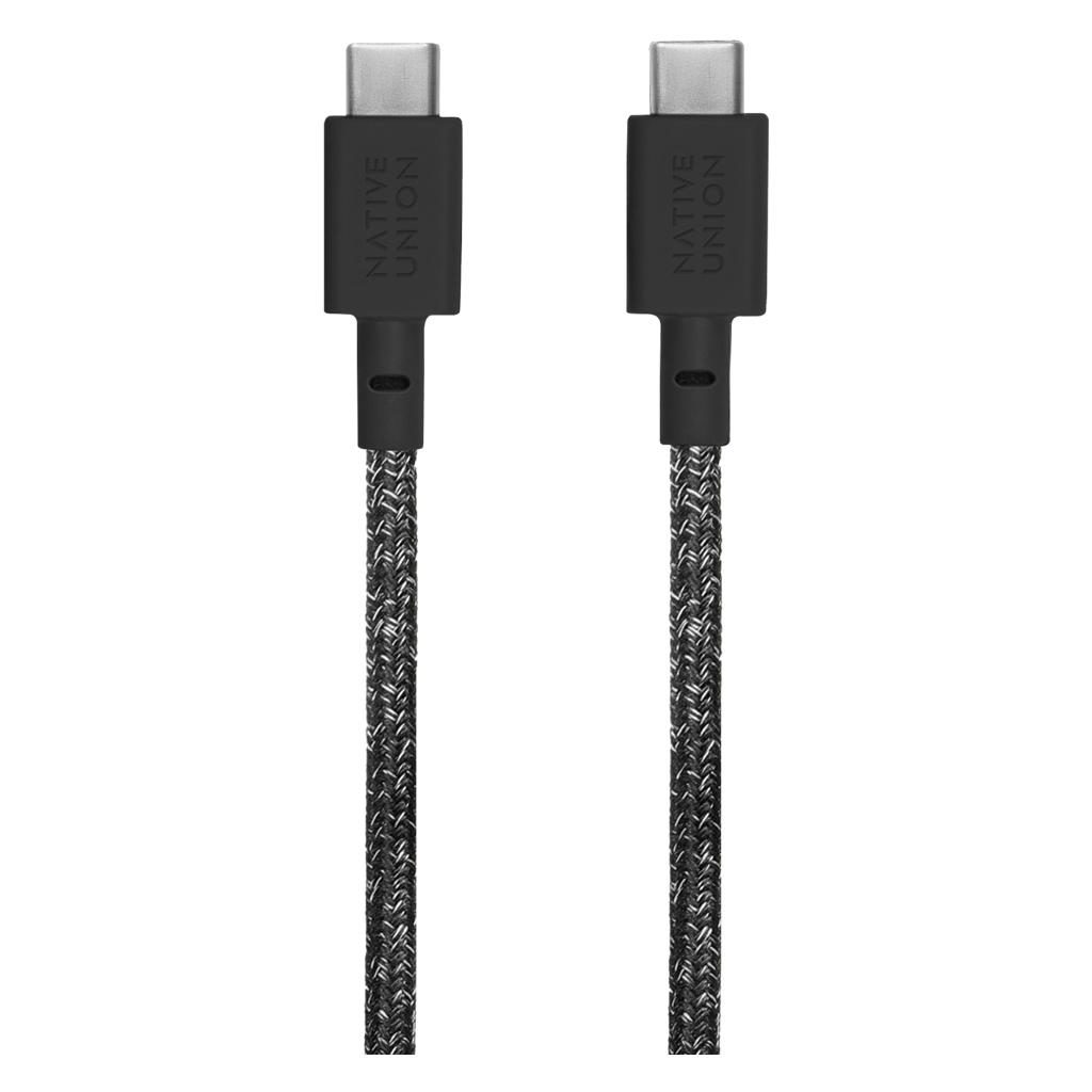 Native Union® Belt BELT-C-CS-BLK-2-NP USB-C to USB-C 60W MFi Certified 1.2m Cable – Cosmos
